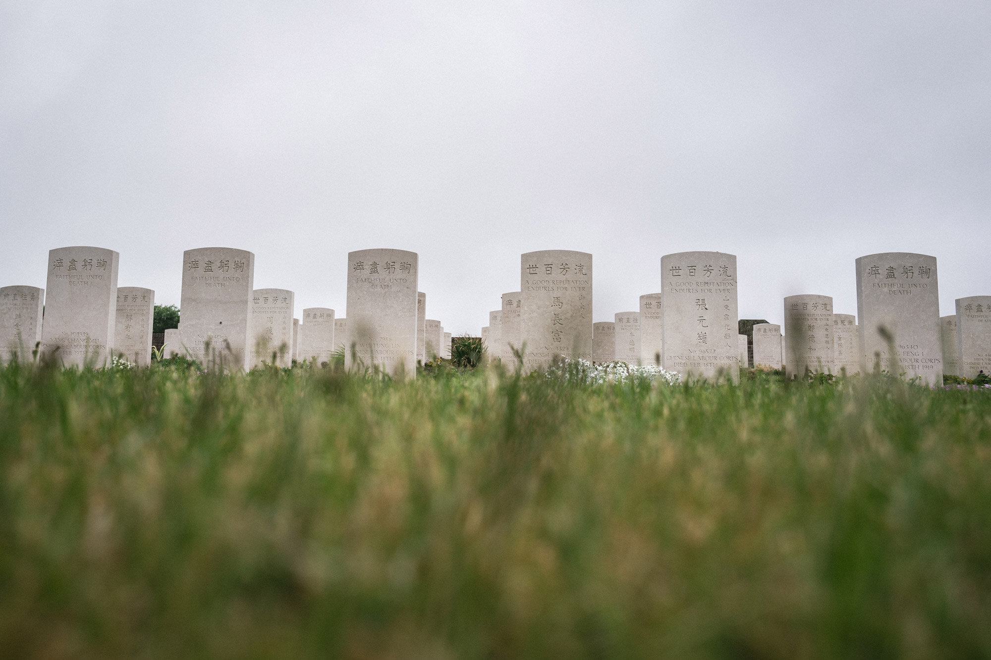 The graves of members of the Chinese Labour Corps in the Les Baraques military cemetary Photos: Rob Pinney&nbsp;for Point.51